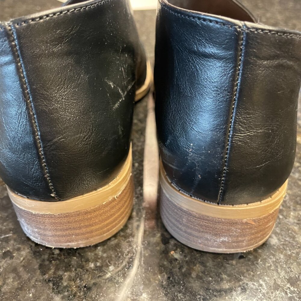 Universal Thread Open Side Black Booties Size 7 - image 4